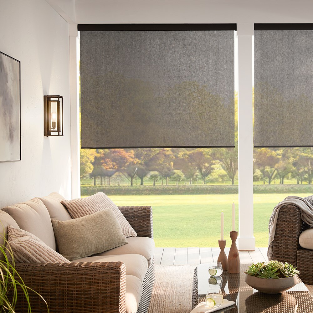 solar shades to reduce glare