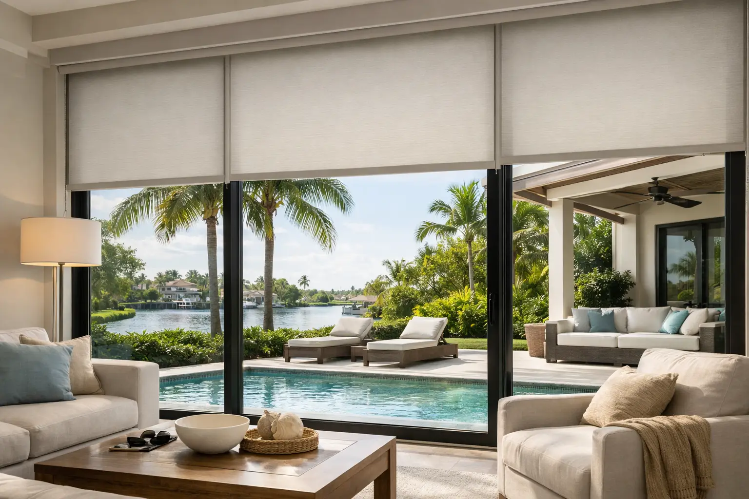 motorized shades in florida homes