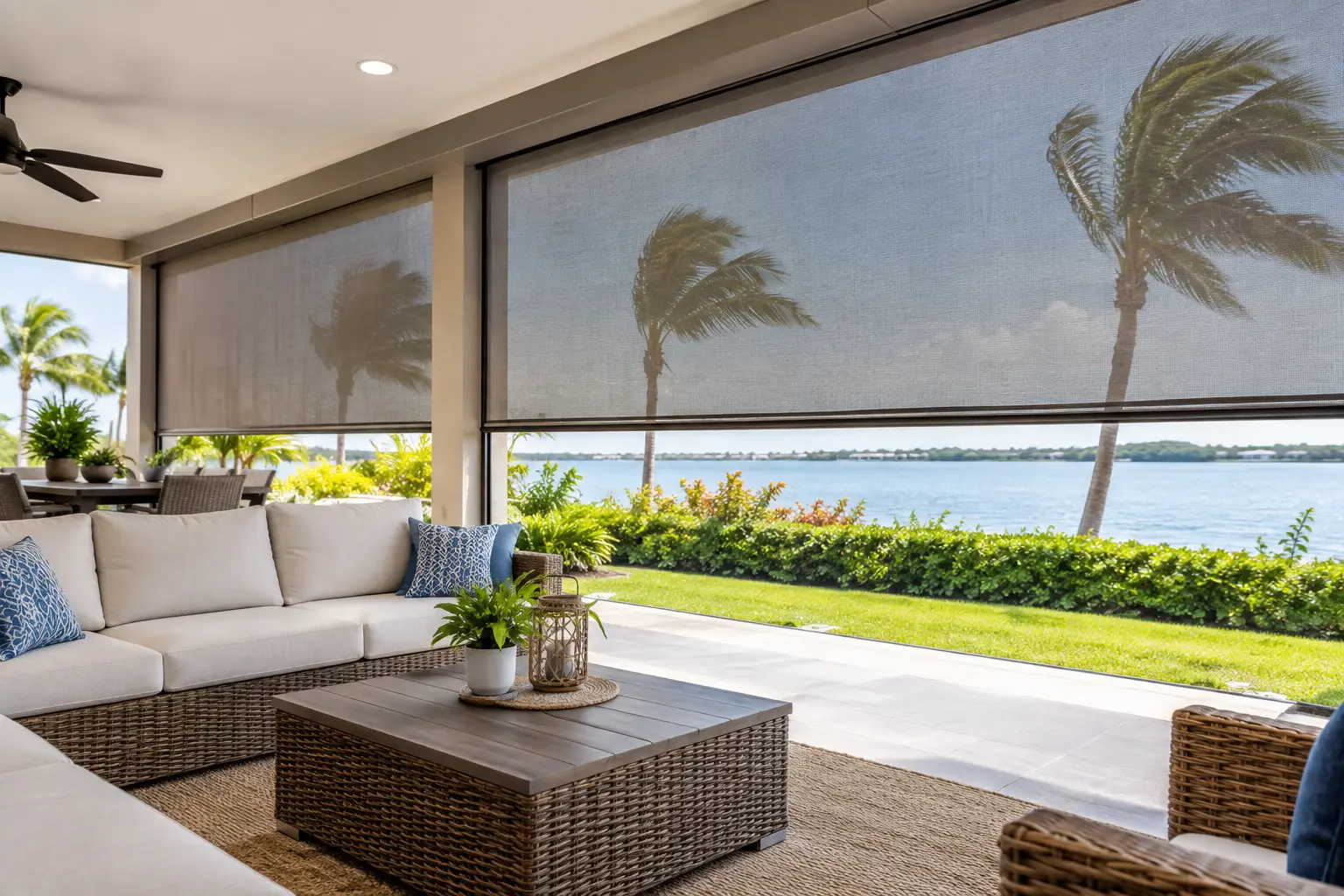 Best Patio Blinds for Wind in Florida